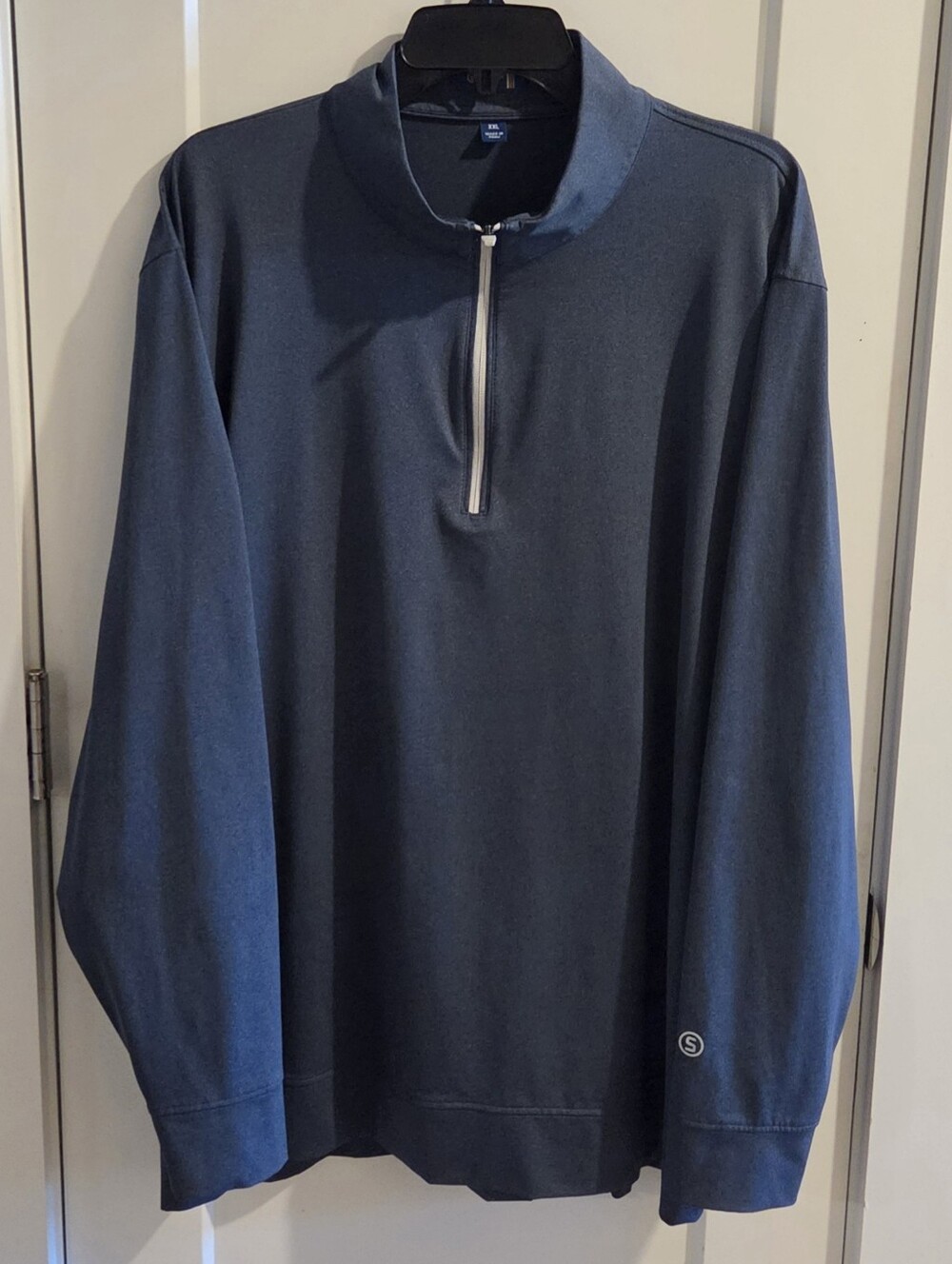 Stitch Golf Performance Scout Quarter-Zip Pullover Heathered Blue - Size XXL